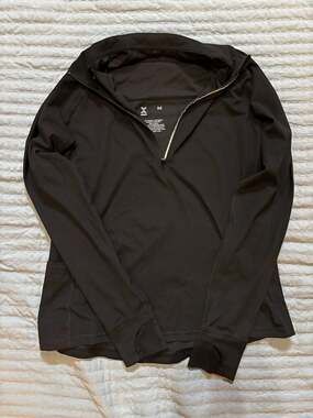 Xersion Athletic Hoodie Size M Black 1/4 Zip